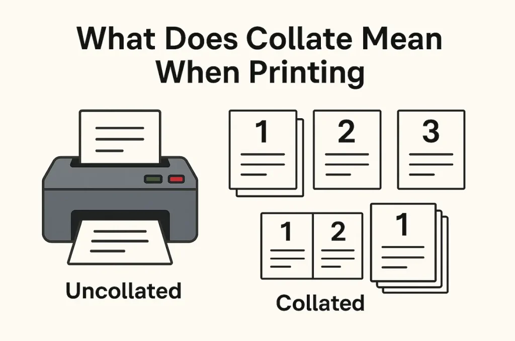 Collate Mean When Printing
