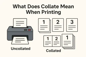 What Does Collate Mean When Printing?