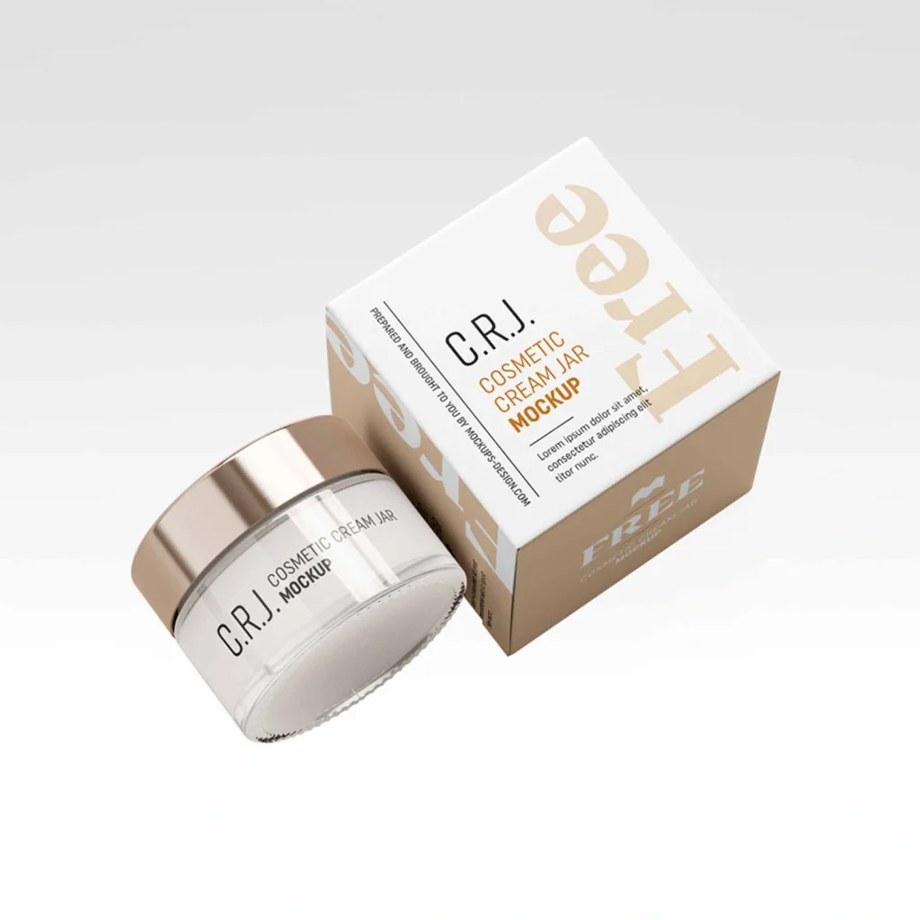 custom cosmetic packaging with logo