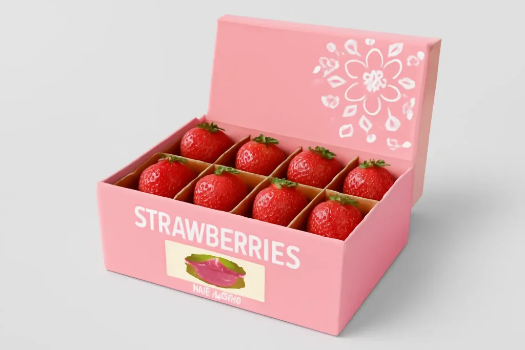 Custom Strawberry Packaging Boxes