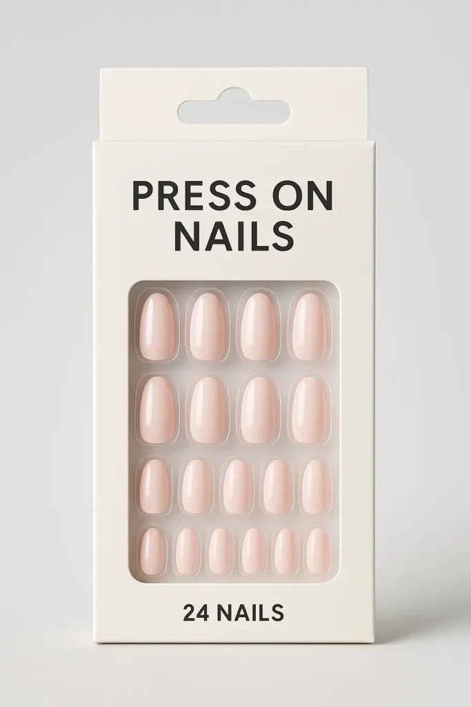 press on nail packaging
