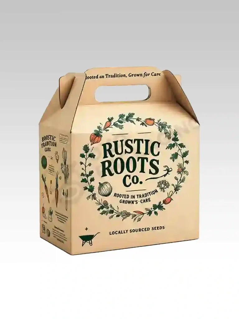 vintage botanicals gable box