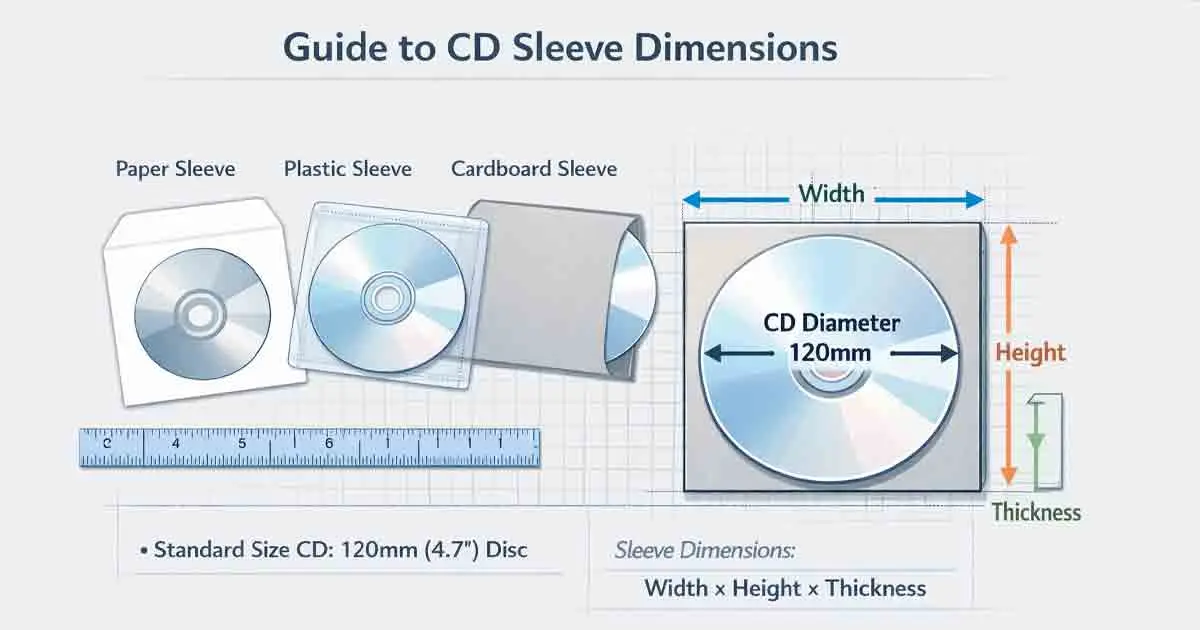 Guide to CD Sleeve Dimensions