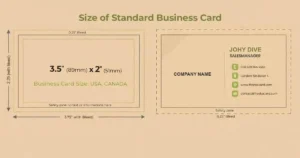 Size of Standard Business Card: Dimensions & Pixel Guide